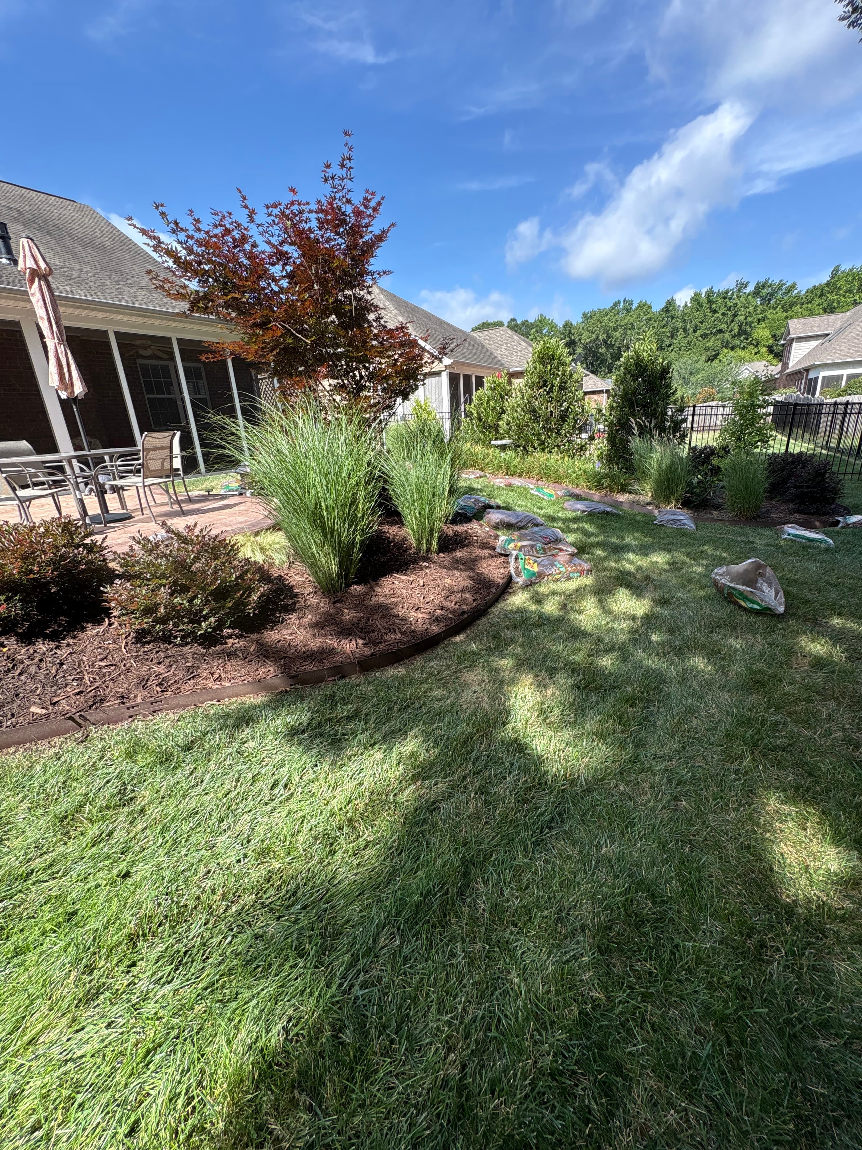 Mulching job 10