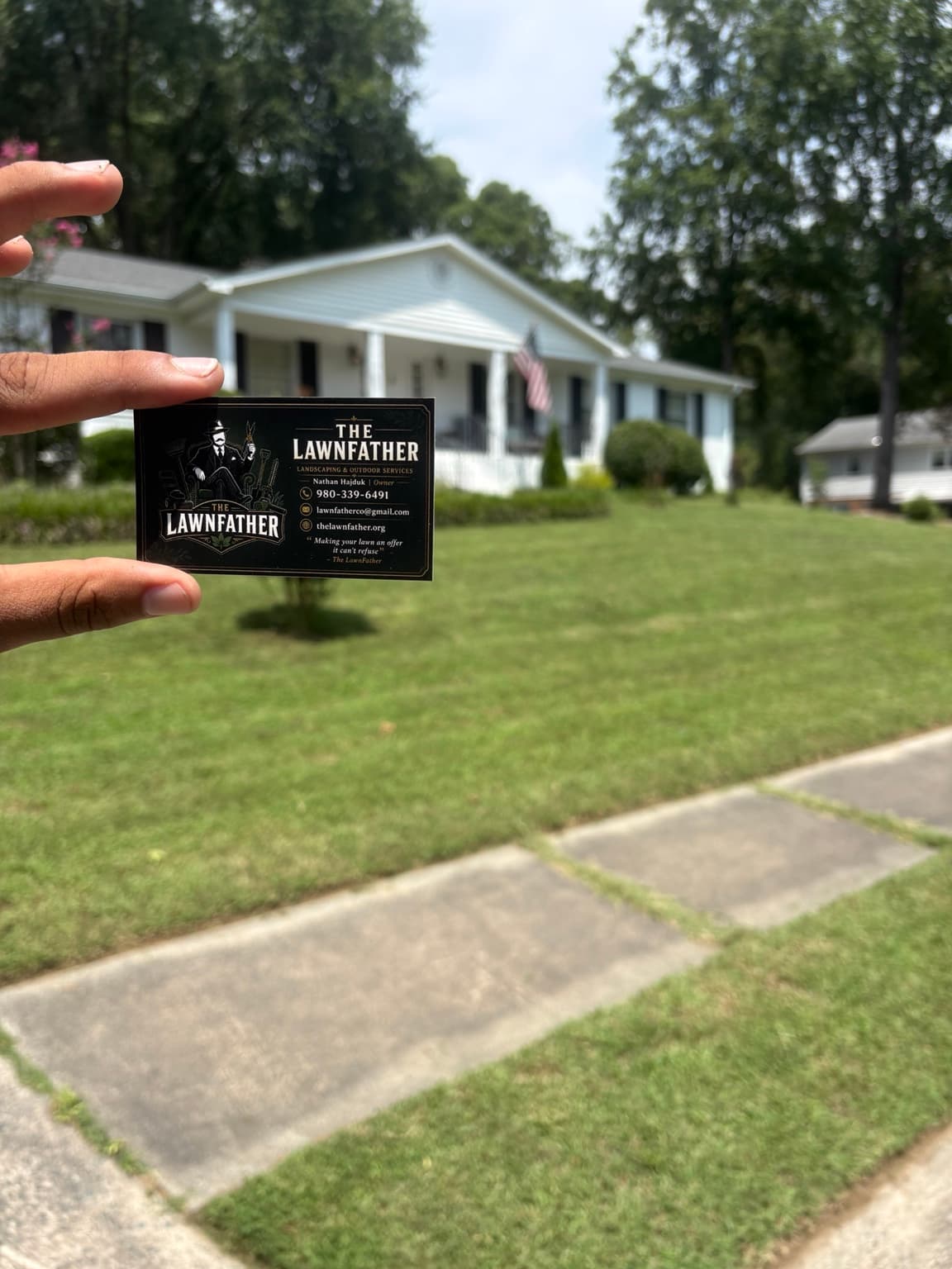 Lawnfather Business Card 08
