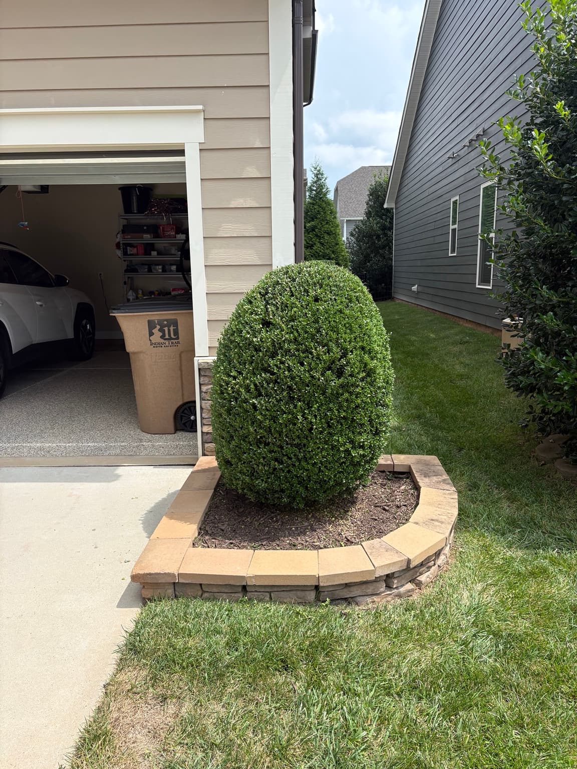 Rounded Garage Boxwood 09